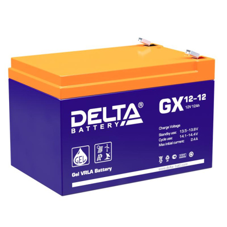 Аккумулятор GEL 12В 12А.ч  GX 12-12