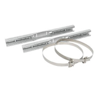 Крепление на столб монтажной полосой (ширина шкафа до 400мм) Basic  fp-tape-400