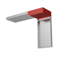 Угол для лотка вертикальный внешний L 100х600мм с разворотом трассы на 90град. "ПЛЮС" HD85 КМ PL18478