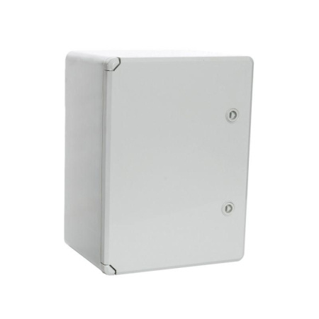 Корпус пластиковый с монтажной панелью ЩМП IP65 сер. дверь 400х300х220  PR08.26511