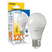 Лампа светодиодная ILED-SMD2835-A60-14-1100-230-2.7-E27 A60 14Вт E27 2700К тепл. бел.  1622