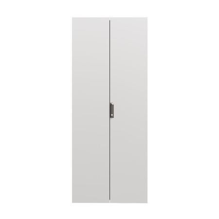 Дверь двойная сплошная IT-CQE 2000х800 RAL7035  RGITCPED2080