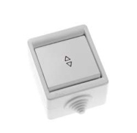 Переключатель 1-кл. ОП 10А IP44 А610-326 бел. Кунцево 5908