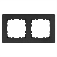 Рамка 2-м G-Flex антрацит  G1102B