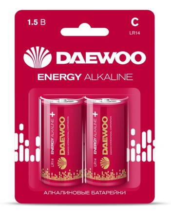 Элемент питания алкалиновый C/LR14 1.5В Energy Alkaline 2021 BL-2 (уп.2шт)  5029996
