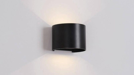 Бра двухстороннее TAPE GW-A310R-6-BL-WW 6Вт 3000К IP54 черн.  00-00002101