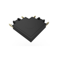 Коннектор MTR16 CL-BL L-обр. накладной шинопровод низковольтный Pro черн.  5057296