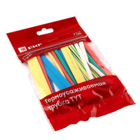 Набор трубок термоусадочных ТУТ 4/2; 6/3; 8/4; 10/5; 12/6 (7 цветов по 5шт 100мм) PROxima  tut-n-4-r