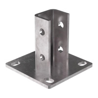 Опора профиля одинарная STRUT 120х120  PR16.1104