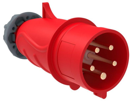 Вилка эл. каб. 16А 3P+PE+N 380В IP44 MAGNUM ССИ-015  PSN02-016-5