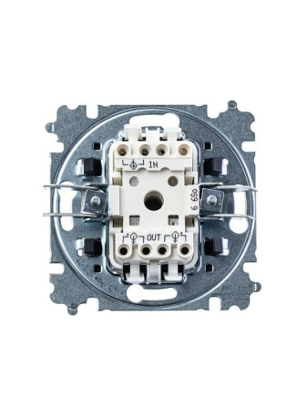 Переключатель 1-кл. СП Levit IP20 кофе макиато/бел.  2CHH590645A6018