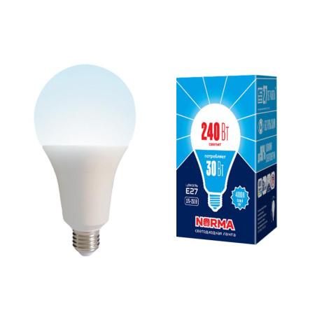 Лампа светодиодная LED-A95-30W/4000K/E27 /FR/NR Norma 30Вт матовая 4000К нейтр. бел. E27 (упак. картон)  UL-00005605
