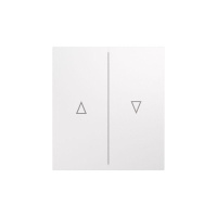 Выключатель 2 кл для жалюзи возвратный 10А с/у MIELE жемчуж.  KR-78-0711-4