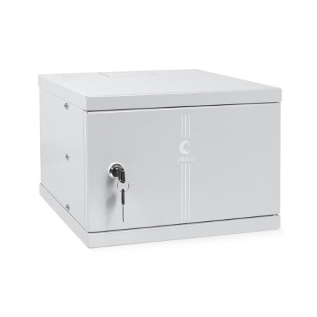 Шкаф телекоммуникационный настенный WSC-4Um 10дюйм 4U 326х300х225мм дверь метал.  7789c
