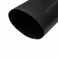 Трубка термоусадочная среднестен. клеевая 160/50 (3-4:1) 1м черн.  26-0160