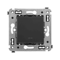 Кнопка 1-кл. СП Avanti "Черный матовый"  4412153