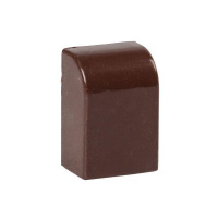 Заглушка 16х16 под темн. дерево Plast PROxima (уп.4шт)  ecd-16-16x4