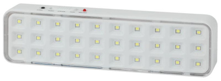 Светильник светодиодный DBA-102-0-20 30LED 5ч IP20 выход аварийный непостоянный  Б0044395