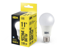 Лампа светодиодная ECO A60 11Вт грушевидная 230В 6500К E27  LLE-A60-11-230-65-E27