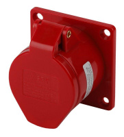 Розетка стационарная внутренняя 414 3Р+РЕ 16А 380В IP44 R(IN)-16-3P-PE-IP44 ЭРА Б0032868