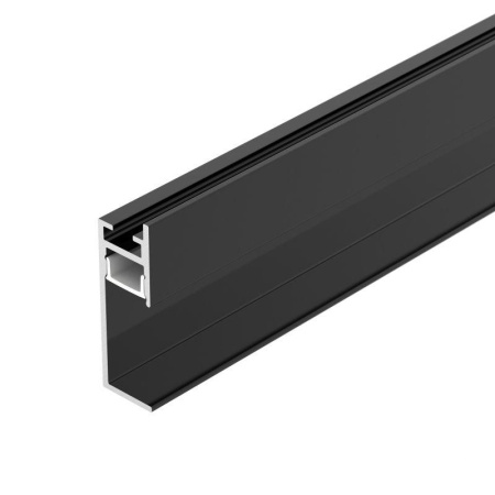 Профиль PLINTUS-H35-F-2000 BLACK алюм. L2000  043599