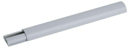 Кабель-канал 30х13 L2000 напольный полукруглый сер. KK-30-13-F  Б0056078