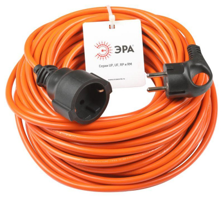 Удлинитель-шнур 1х20м с заземл. UPx-1e-3x1-20m ПВС 3х1 (бухта)  Б0048678