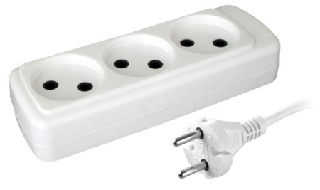 Удлинитель 3х5м с заземл. 6А IP20 SR УХ6-103 1.3кВт ШВВП  12423