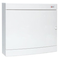 Щит распределительный навесной Unix 2х18мод. IP41 бел. дверь PROxima  ux-2x18-nw