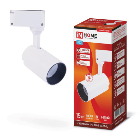 Светильник светодиодный трековый TOP-LINE TR-07-TL 15Вт 4000К IP40 1500лм 24град. бел.  4690612035505