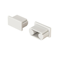 Комплект заглушек для профиля ALM004S-2M (уп.10шт)  ALM004EC
