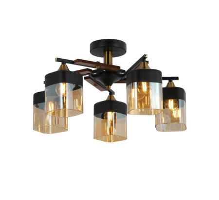 Люстра Glitz Е27х5 60Вт IP20  FR5154PL-05B