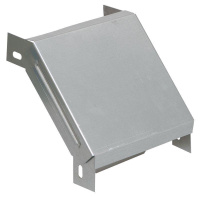 Угол для лотка вертикальный внешний 90град. 100х50 с кр.  CLP1N-050-100