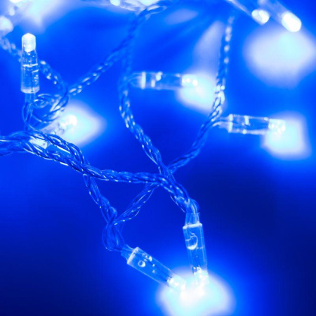 Гирлянда светодиодная ARD-STRING-CLASSIC-10000-CLEAR-100LED-FLASH BLUE230В 7Вт IP65  025788