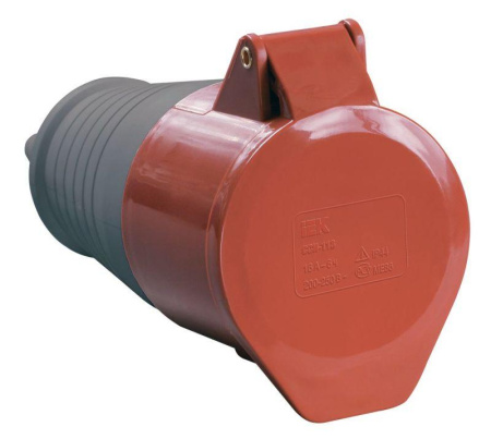 Розетка кабельная 16А 380В 3P+PE+N ССИ-215 IP44  PSR22-016-5