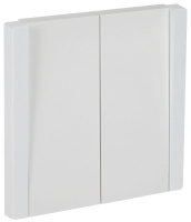 Выключатель проходной 2-кл. СП FORTE&PIANO 10А FP207 бел.  FP-V22-0-10-1-K01