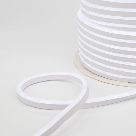 Шнур светодиодный SMD 20м 8х16мм 120LED/м бел. 6.5Вт IP65 односторонний гибкий неон  131-007