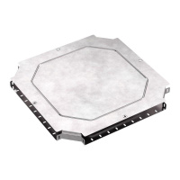 Ответвитель Х-образный с крышкой Стандарт 500х50  PR16.0643