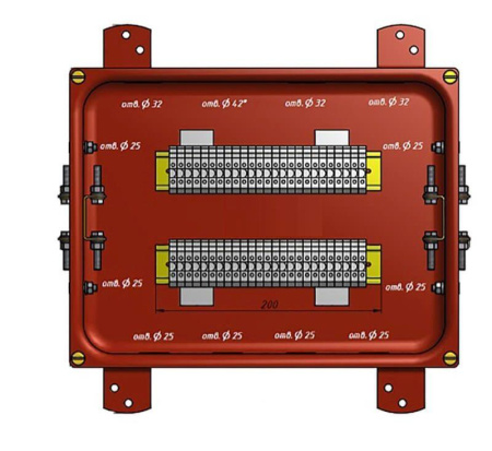 Коробка КС-30 УХЛ1.5 IP65 метал. заглушки ГОФРОМАТИК/ zeta30355