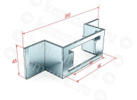 Скоба К1157 цХЛ1 сталь 2.0мм  463 160306 1n
