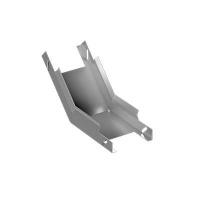 Угол для лотка вертикальный неперфорир. с поворотом вверх 135град. 1мм ЛУВГц250х150-135 оцинк.  EI-01.07.31.084