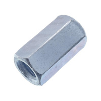 Гайка соединительная М8 DIN 6334 класс прочн. 6 цинк (уп.50шт) пакет  UTORM3050058