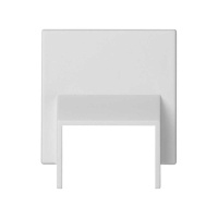 Плата для ввода кабель-канала 20х20мм к офиблок плюс 45х45мм бел.  Connect K21-9