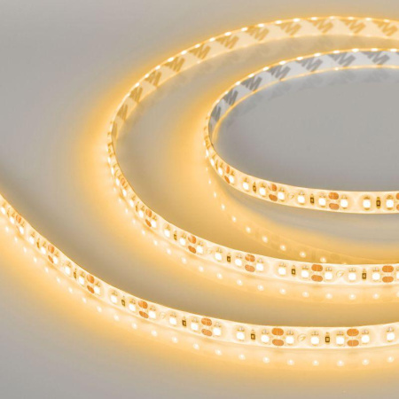 Лента светодиодная RTW-SE-A120-8mm 12V Yellow 9.6Вт/м IP65 2835 герметичная (уп.5м)  014883(2)