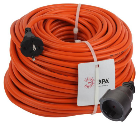 Удлинитель-шнур 1х50м без заземл. 16А IP20 UPx-1-2х1.5-50m ПВС 2х1.5 (бухта)  Б0046809