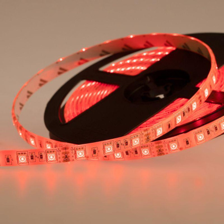 Лента светодиодная SMD5050 60LED/м 14.4Вт/м 12В IP65 (уп.5м) RGB  141-499