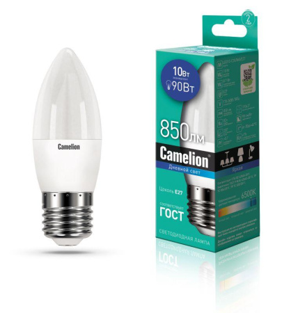 Лампа светодиодная LED10-C35/865/E27 10Вт 220В  13564