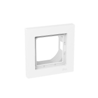 Рамка 1-м Эпика IP44 бел. пластик  UP1-FPW-01-44