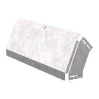 Угол для лотка вертикальный внешний 45град. 600х100 с крышкой Стандарт  PR16.0582