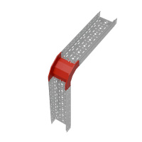 Угол для лотка вертикальный внеш. 90град. 80х200мм "ПЛЮС" HD85 КМ PL18549